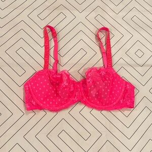 Victoria's Secret Neon Pink Mesh Bra